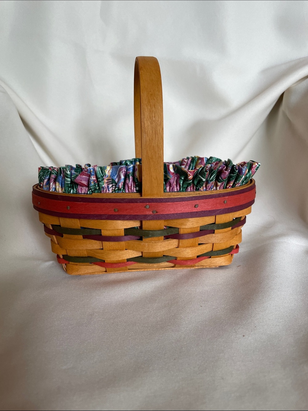 Vintage Handwoven Longaberger Easter Basket 1996